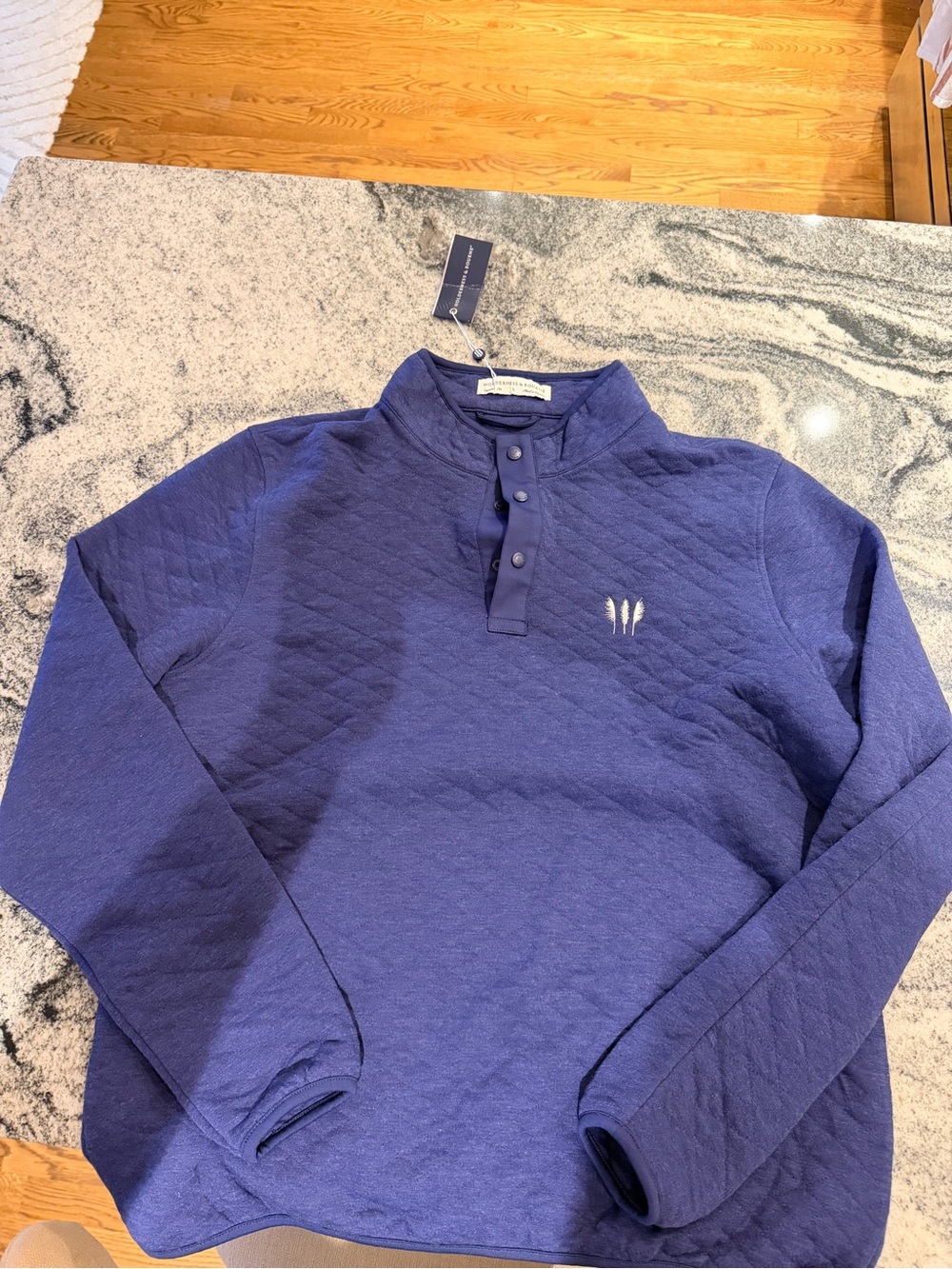 Holderness and Bourne Quilted Snap Up Te Arai Golf Club New Zealand size Large